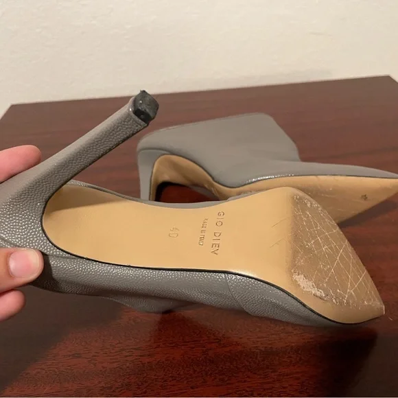 Gio Diev Leather High Heel Mule Pump - Picture 7 of 7